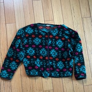 Colorful Geometric Patterned Jacket